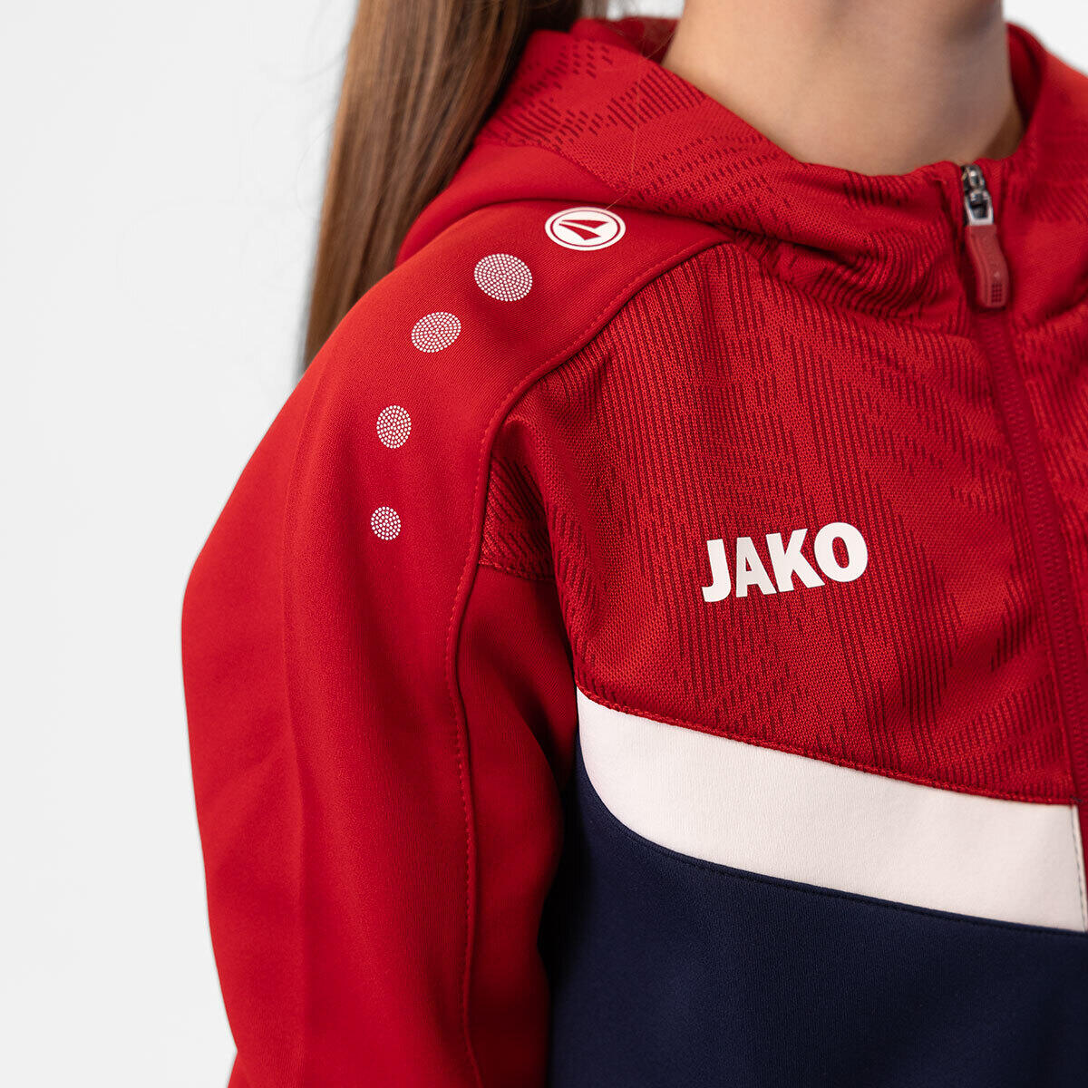 Veste de survêtement à capuche full zip enfant Jako Iconic 5/6