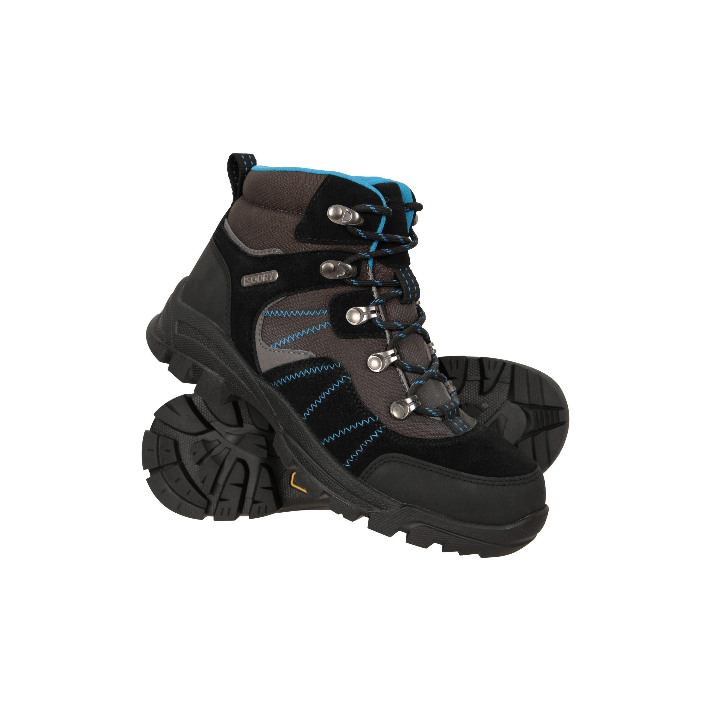 Mountain Warehouse Childrens/Kids Edinburgh Suede IsoGrip Waterproof Hiking