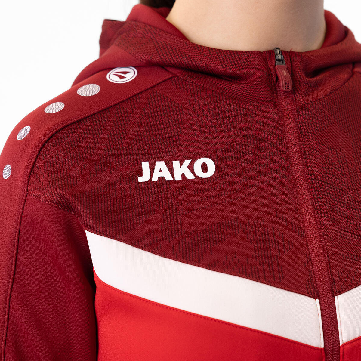 Chaqueta de chándal con capucha para mujer Jako Iconic 5/6