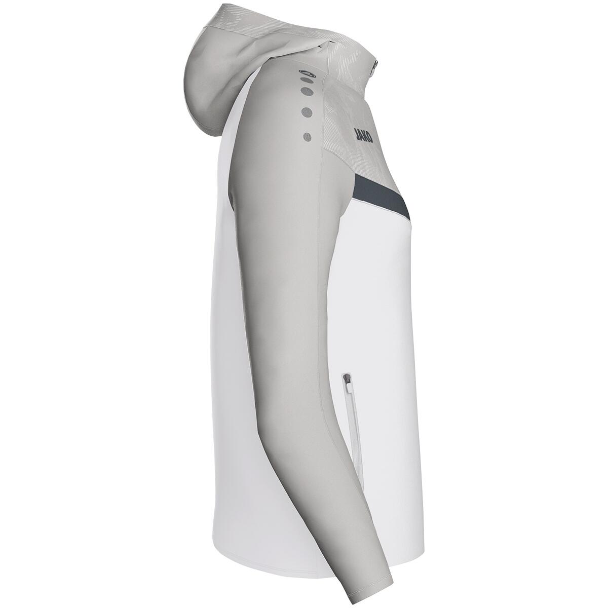 Jako Iconic Hoodie Dames - Wit / Zachtgrijs 3/5