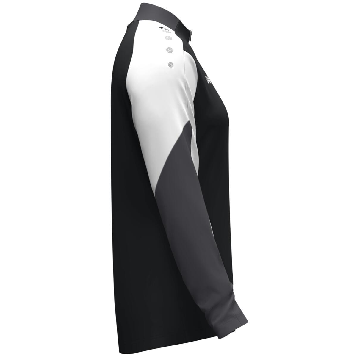 Jako Dynamic Ziptop Dames - Zwart / Wit / Antraciet 3/4