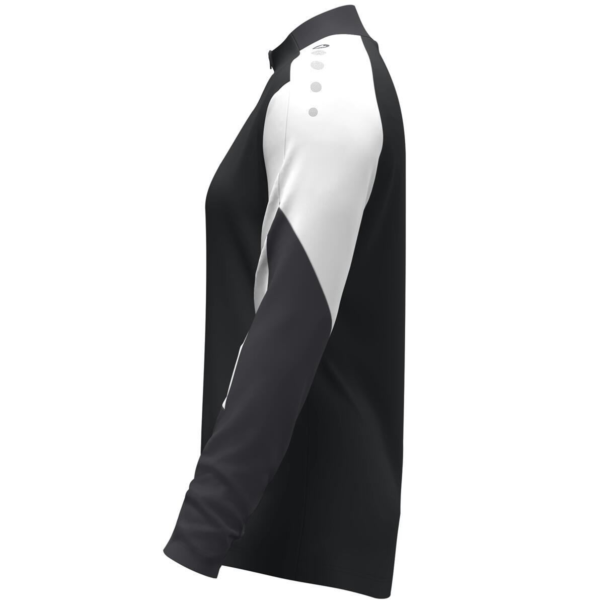 Jako Dynamic Ziptop Dames - Zwart / Wit / Antraciet 2/4