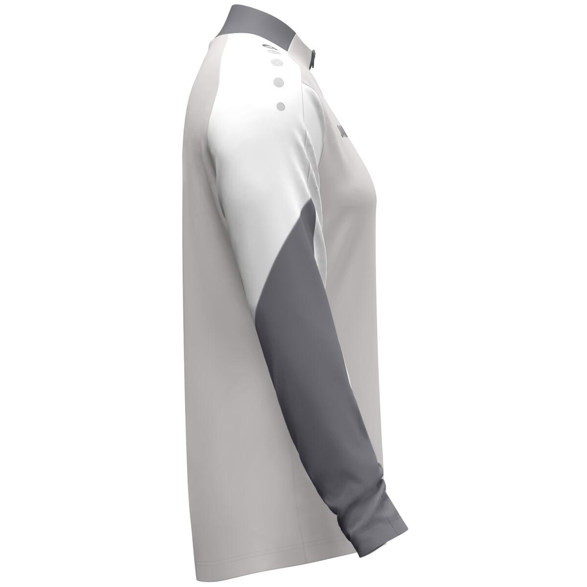 Jako Dynamic Ziptop Femmes - Gris Clair / Blanc / Gris | S 3/4