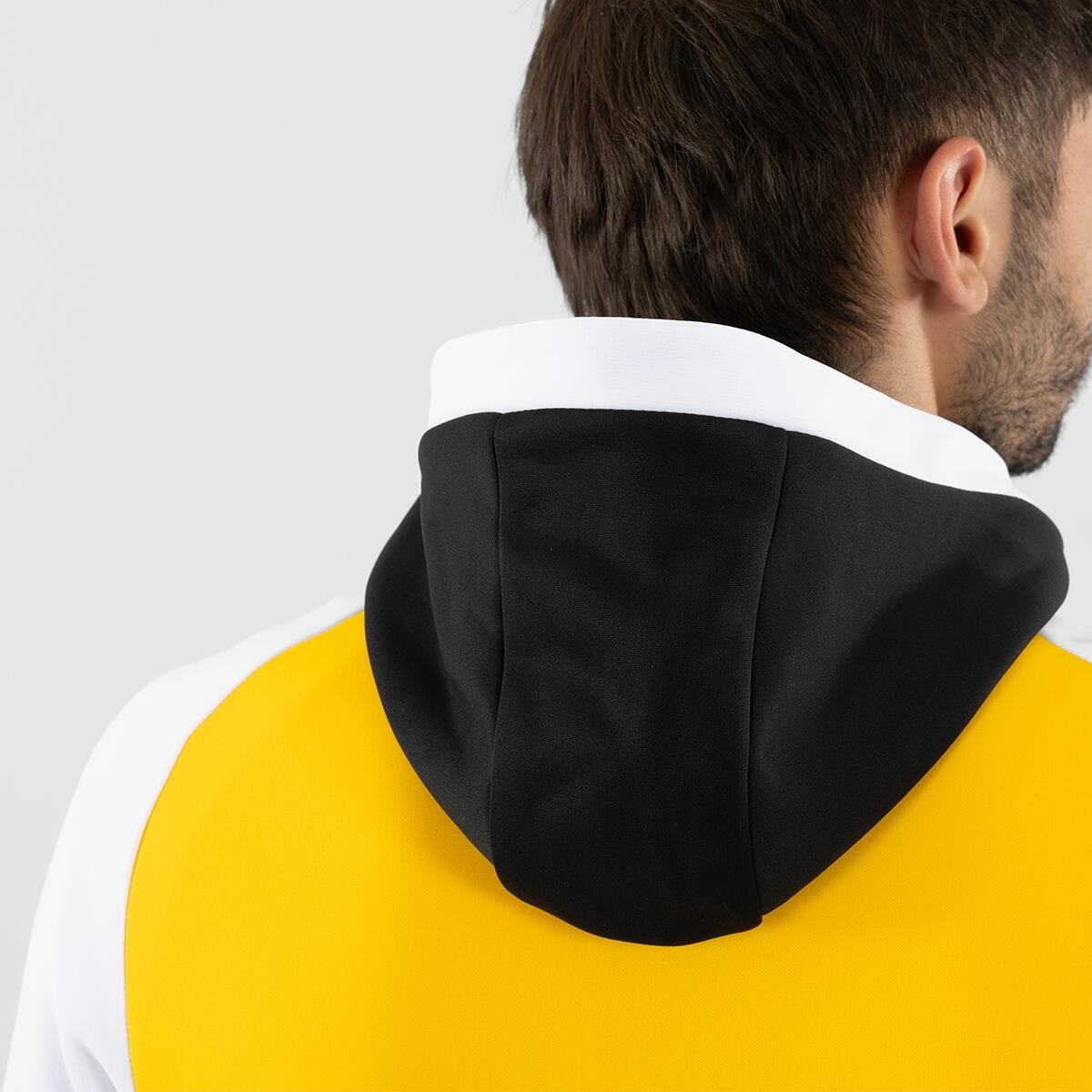 Jako Dynamic Sweat à Capuche Homme - Jaune / Blanc / Noir 5/6