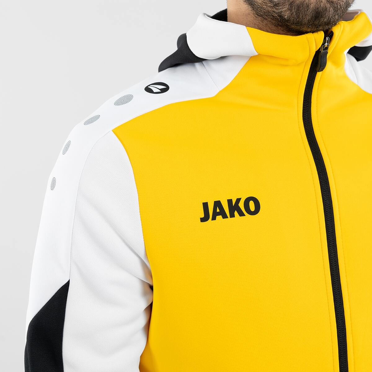 Jako Dynamic Sweat à Capuche Homme - Jaune / Blanc / Noir 4/6