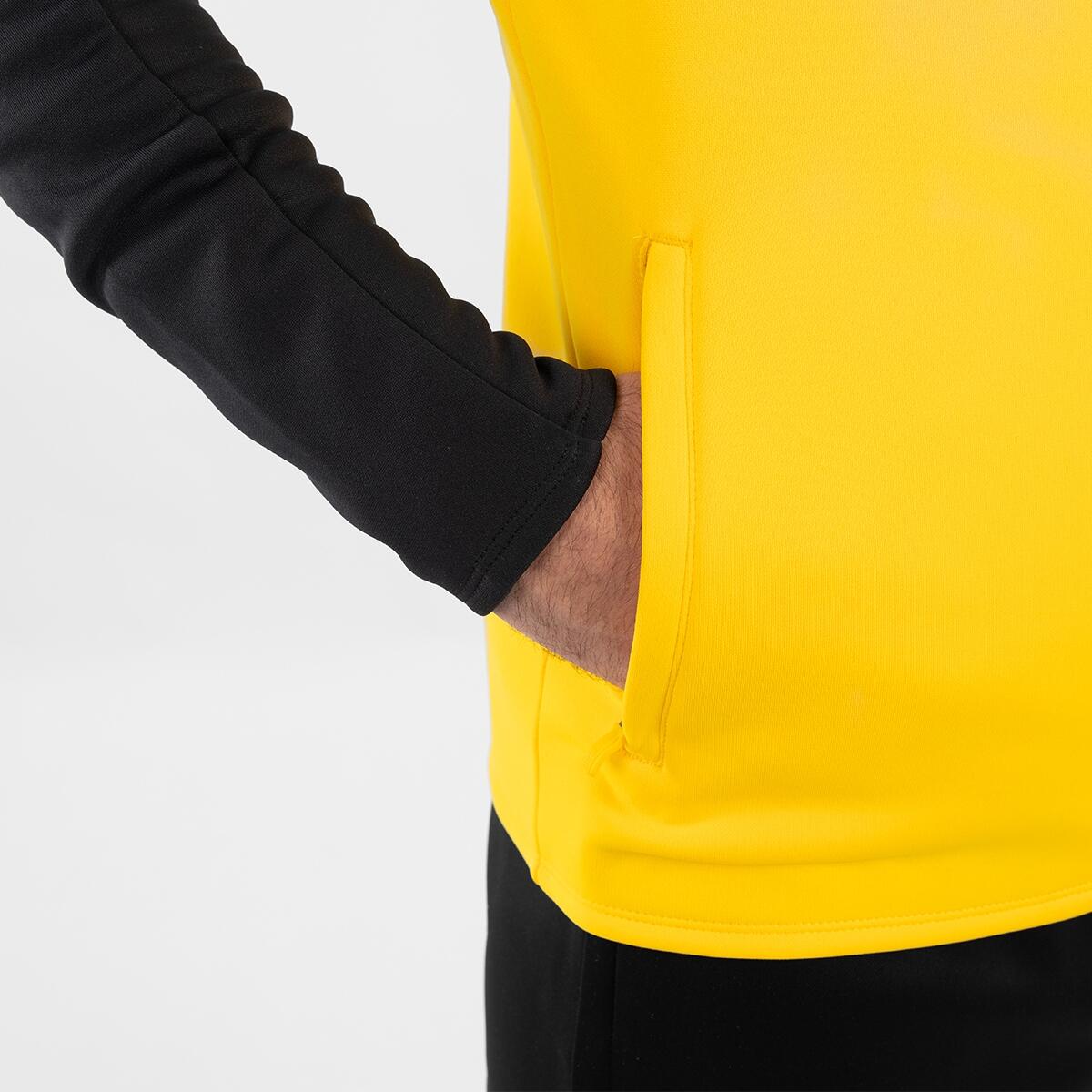 Jako Dynamic Sweat à Capuche Homme - Jaune / Blanc / Noir 6/6