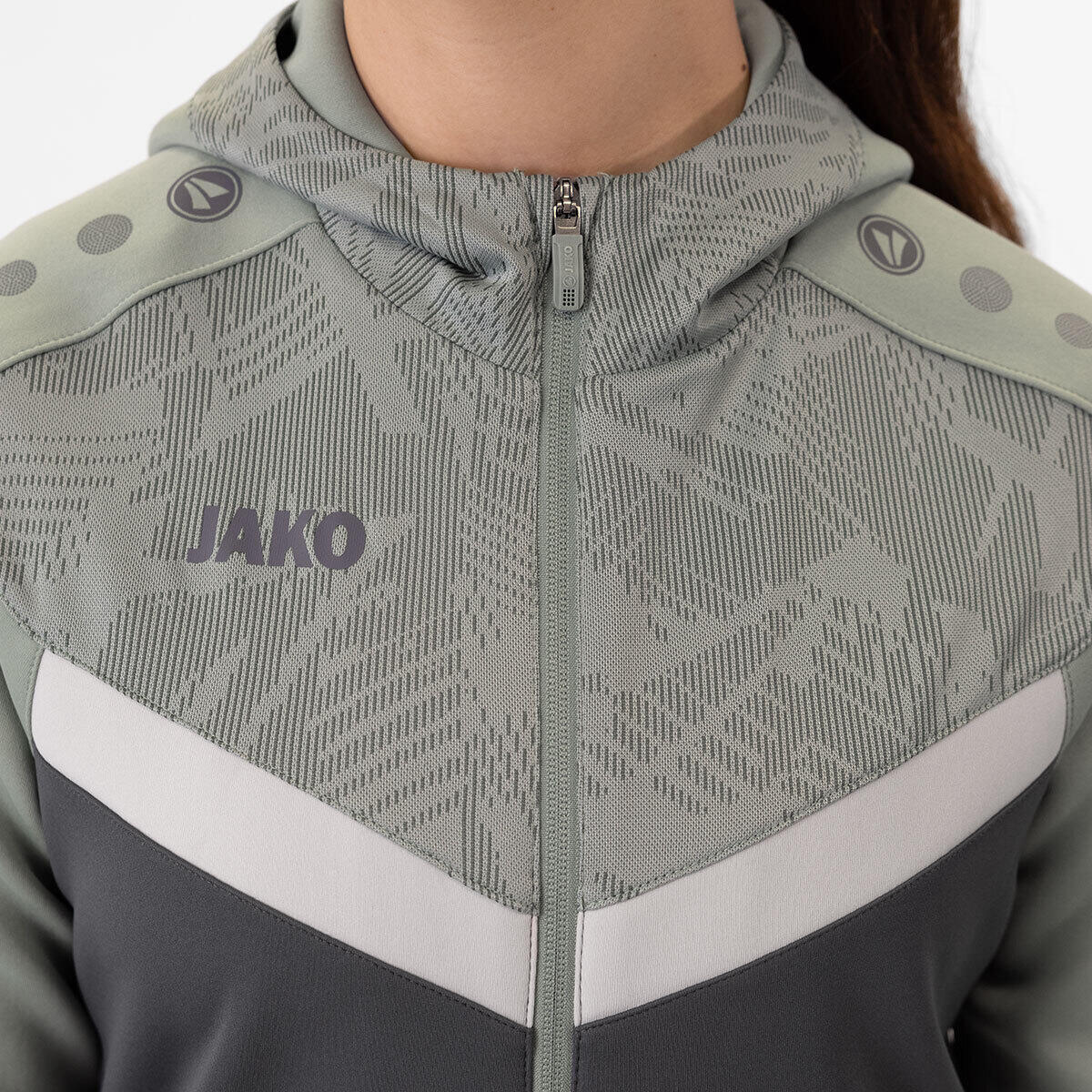 Giacca da tuta da donna con cappuccio e zip integrale Jako Iconic 5/6