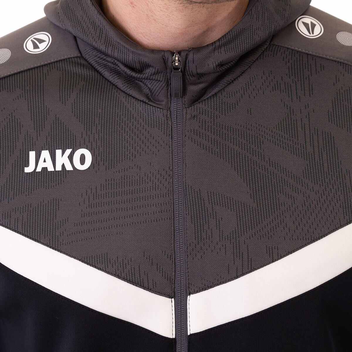 Casaco de fato de treino com capuz e fecho de correr Jako Iconic 5/7