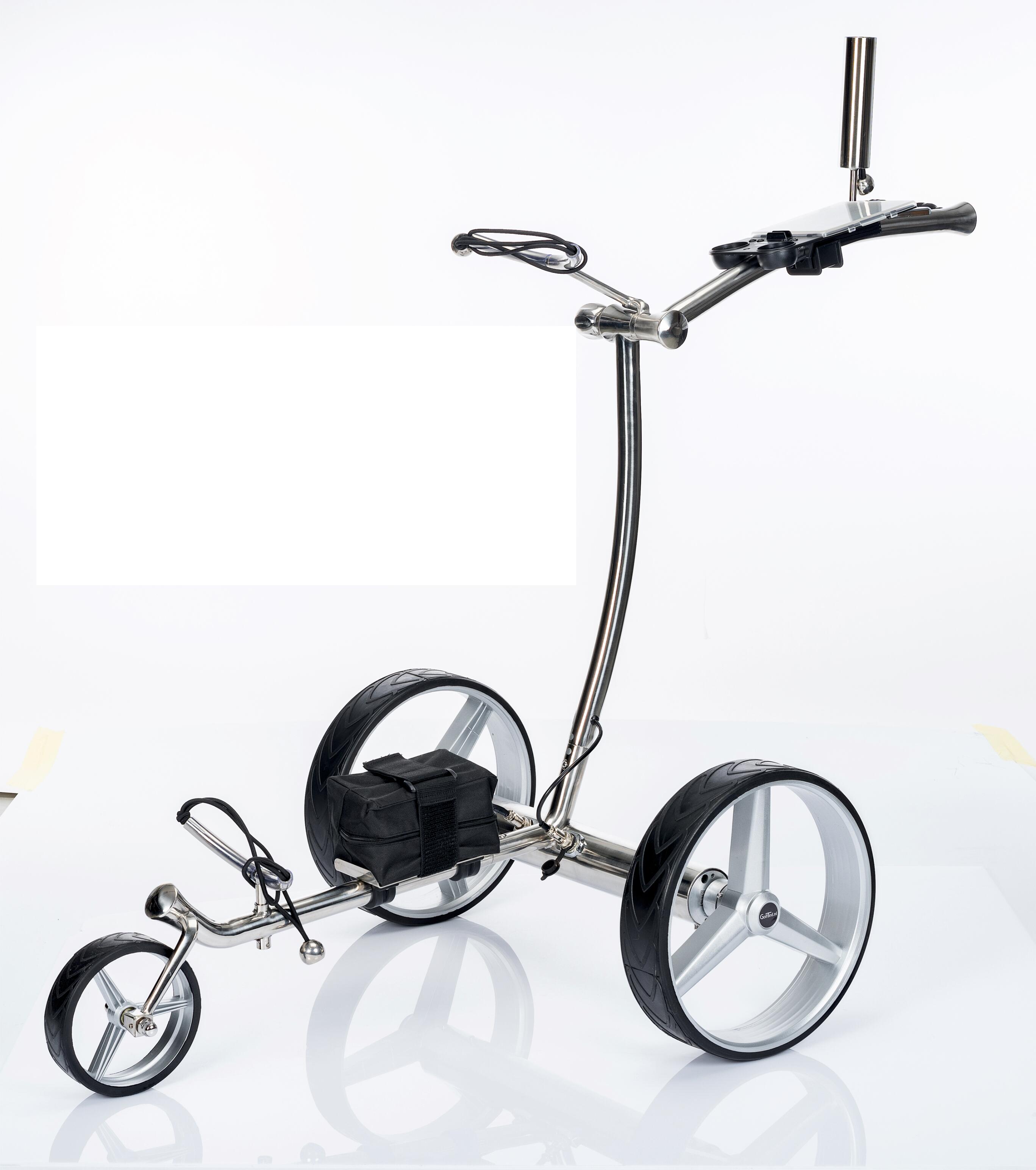 Golfted GT-N Elektrische golftrolley roestvristaal ZONDER afstandsbediening 1/5