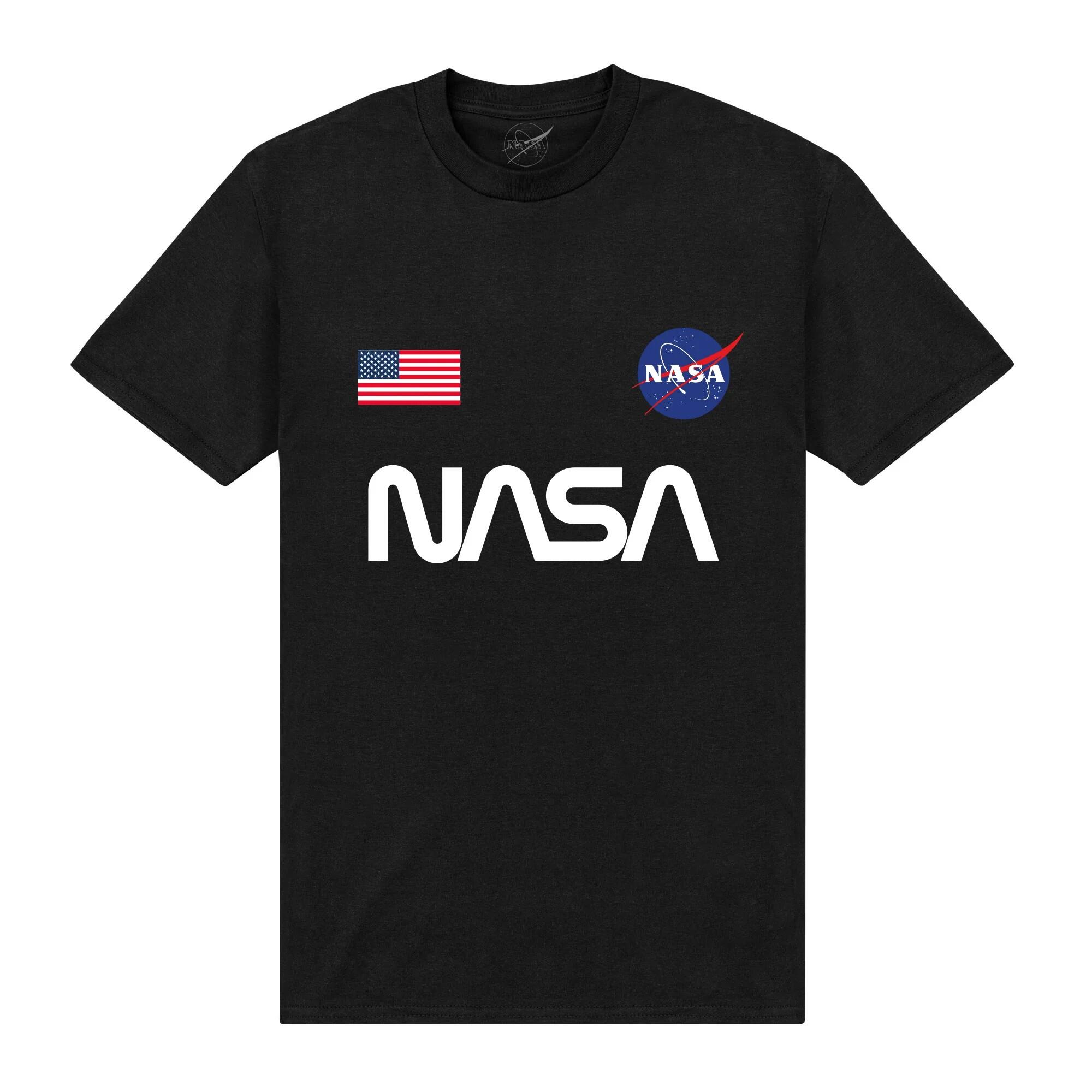 NASA Unisex Adult Badge T-Shirt