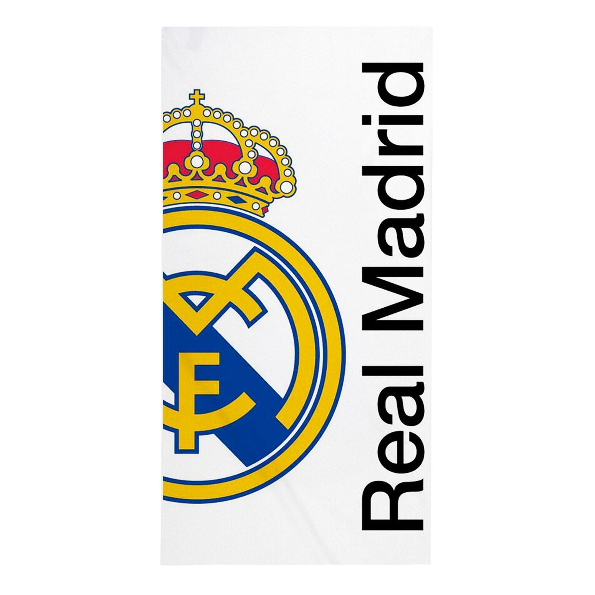 Real Madrid CF Half Crest Beach Towel