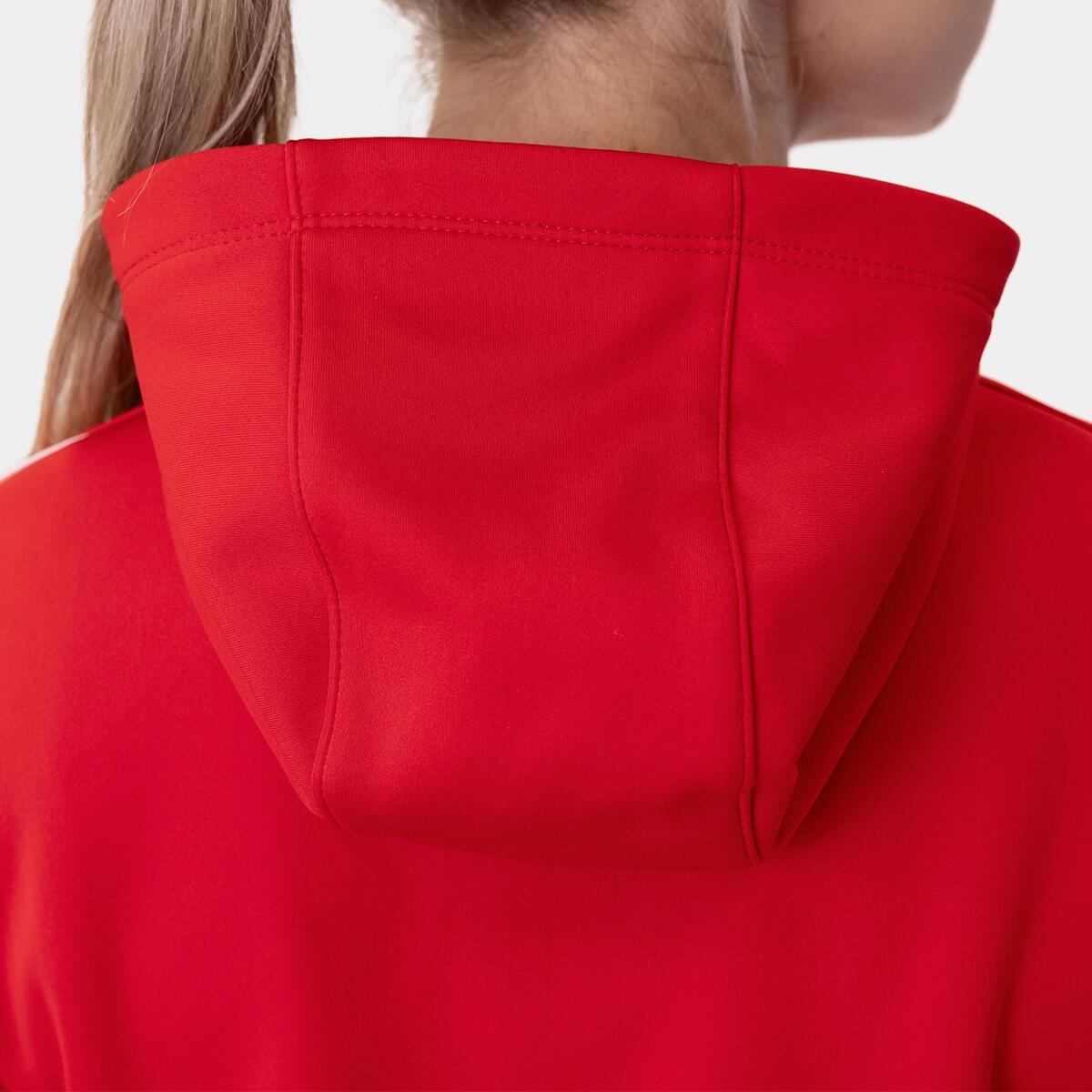 Jako Classico Damesjas met Kap - Rood 4/4