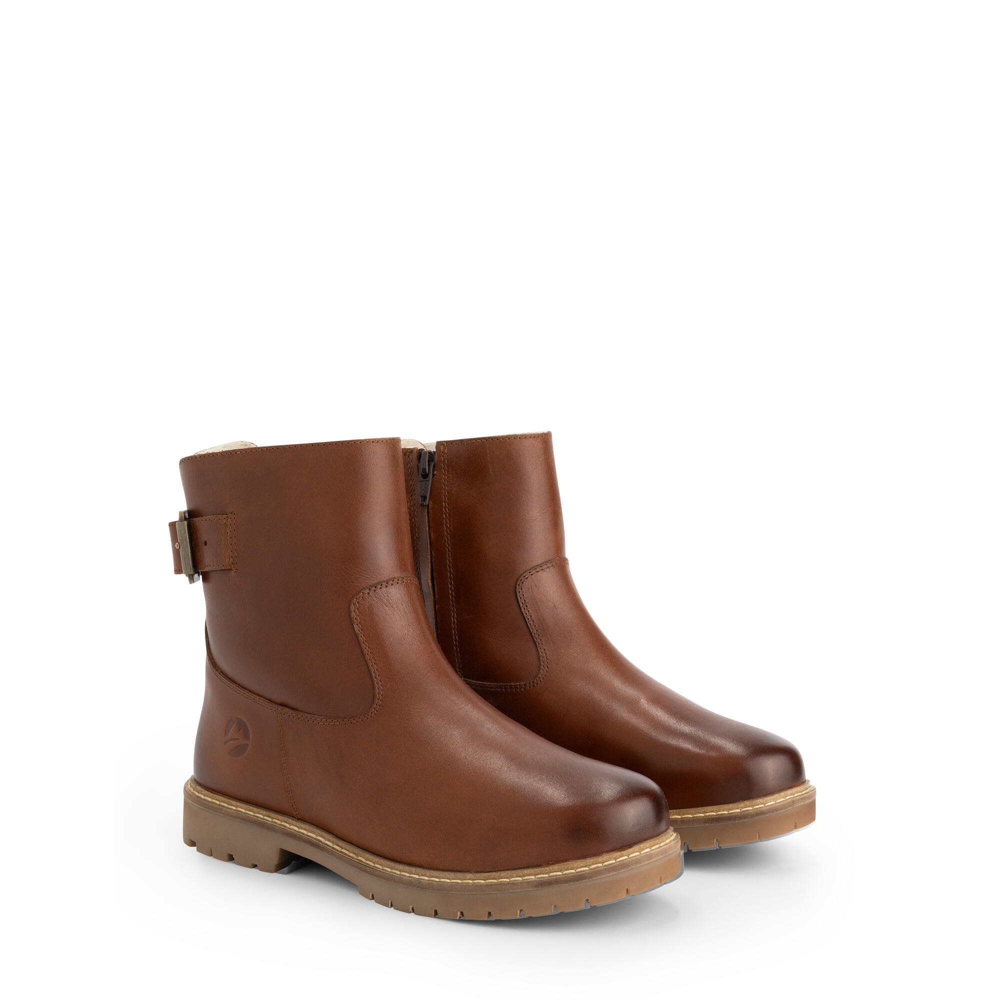 Travelin' - Tingvoll Femmes - Bottines - Doublées De Laine - Cognac - Bottes - Marron - Decathlon