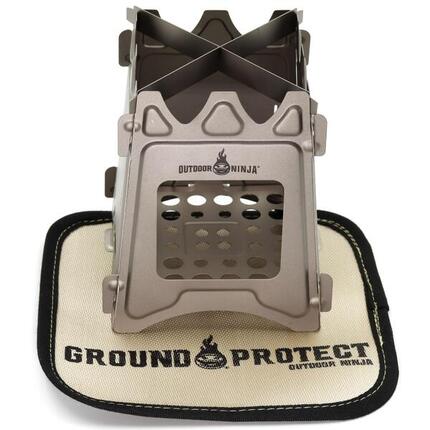 Titan Hobo V2 Pro mit Spiritusbrenner Einsatz und Bodenschutzmatte