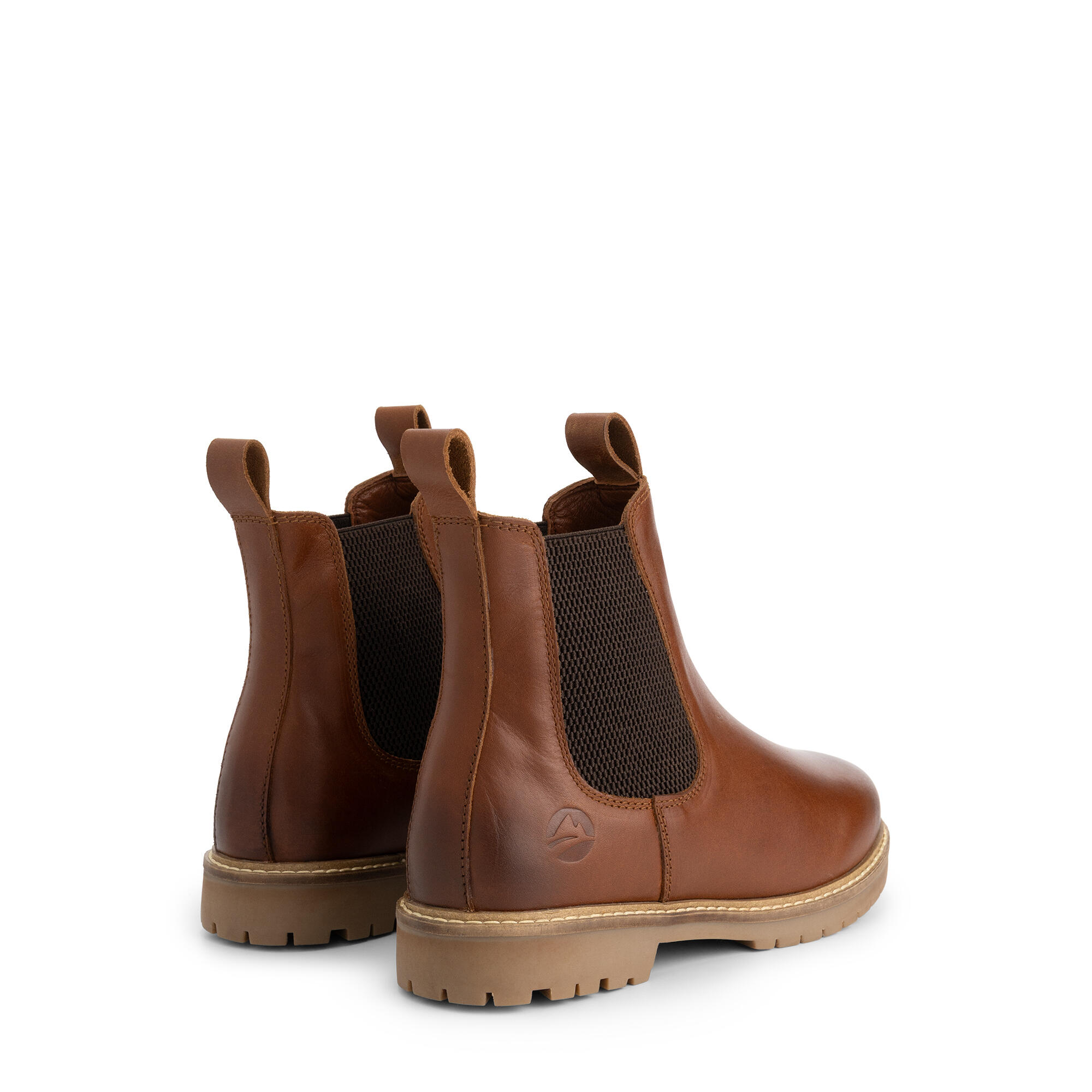 Ringsaker Femmes - Bottines Chelsea - Doublées de laine - Cognac 2/6