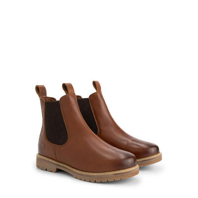 Ringsaker Damen - Chelsea boots - Wolle gefüttert - Cognac