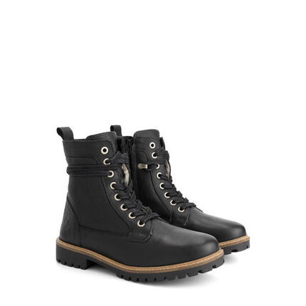 Trongsberg Homme - Bottines à lacets - Doublure en laine - Noir