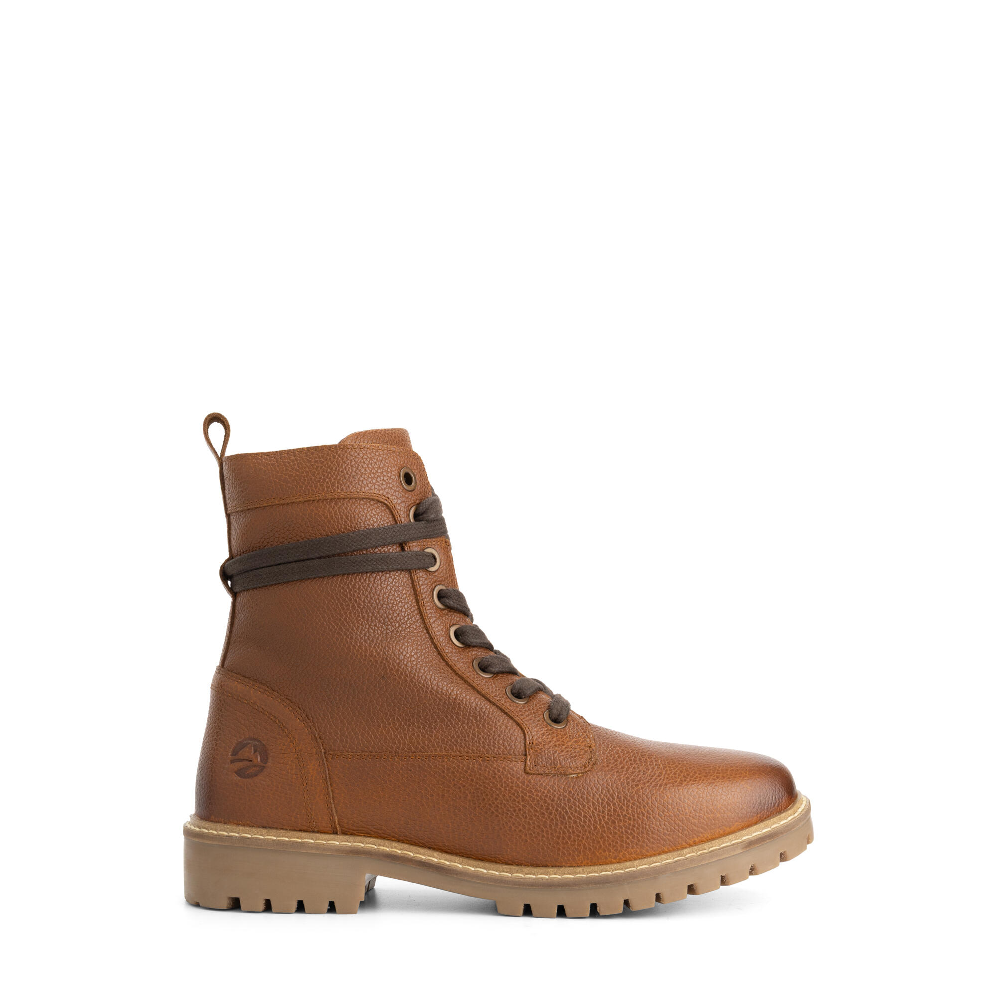 Trongsberg Homme - Bottines à lacets - Doublées de laine - Cognac 3/6