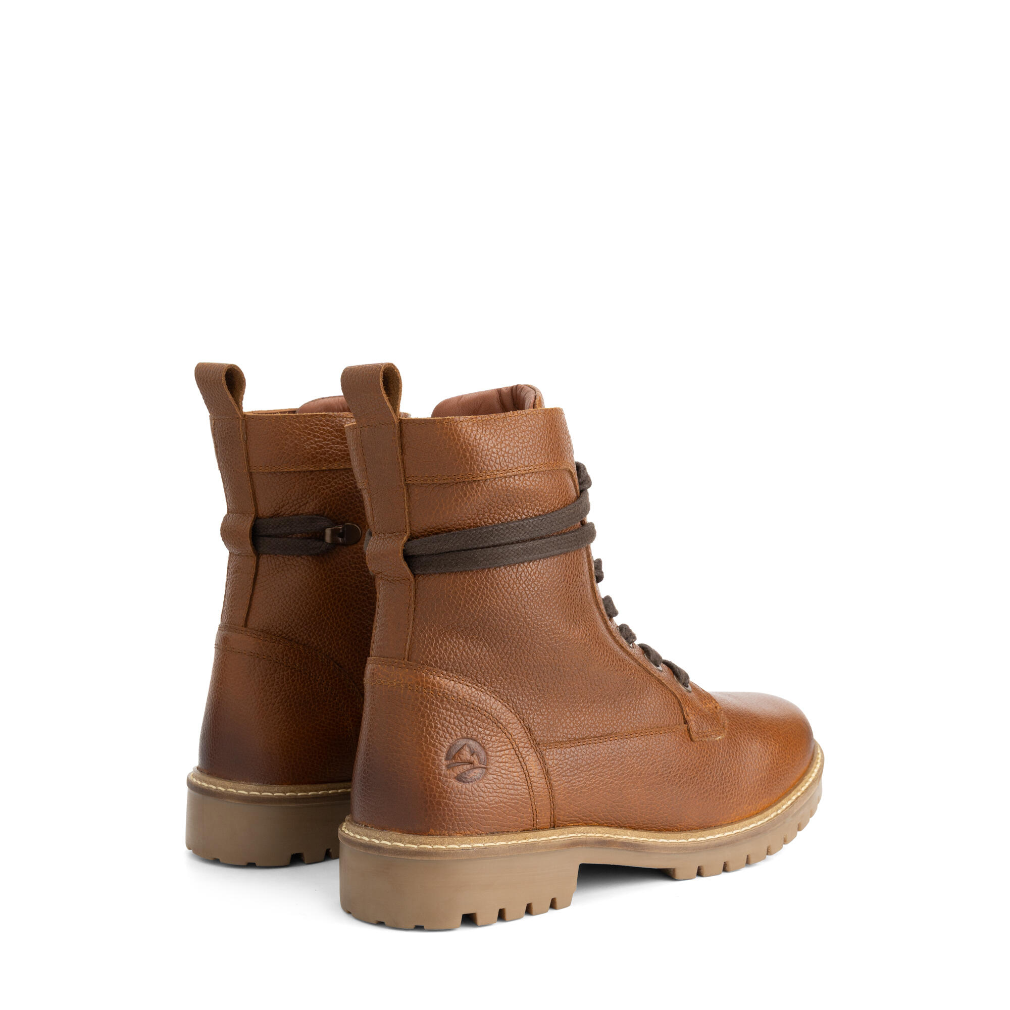 Trongsberg Homme - Bottines à lacets - Doublées de laine - Cognac 2/6