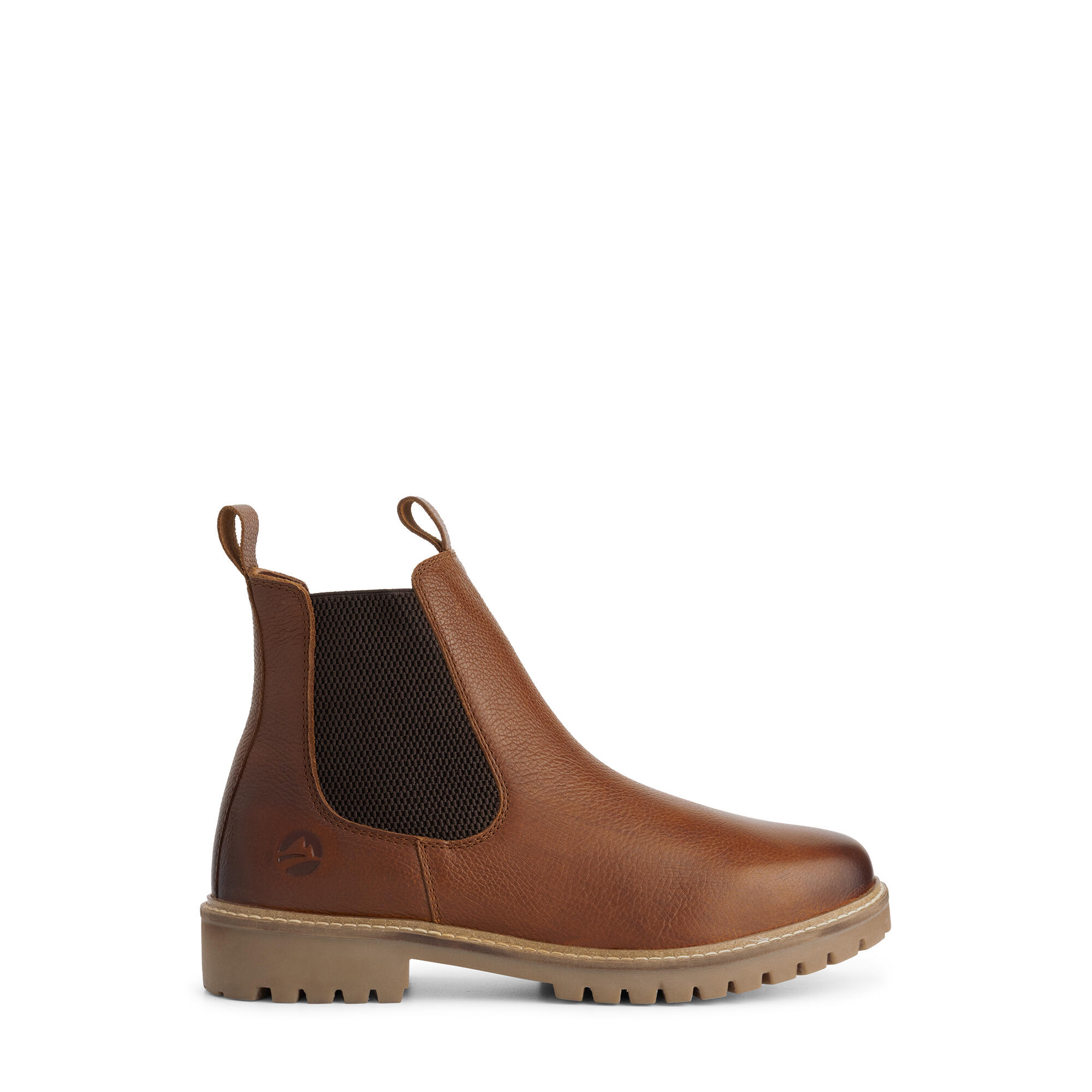 Sirdal Homme - Bottines Chelsea - Doublées de laine - Cognac 3/6