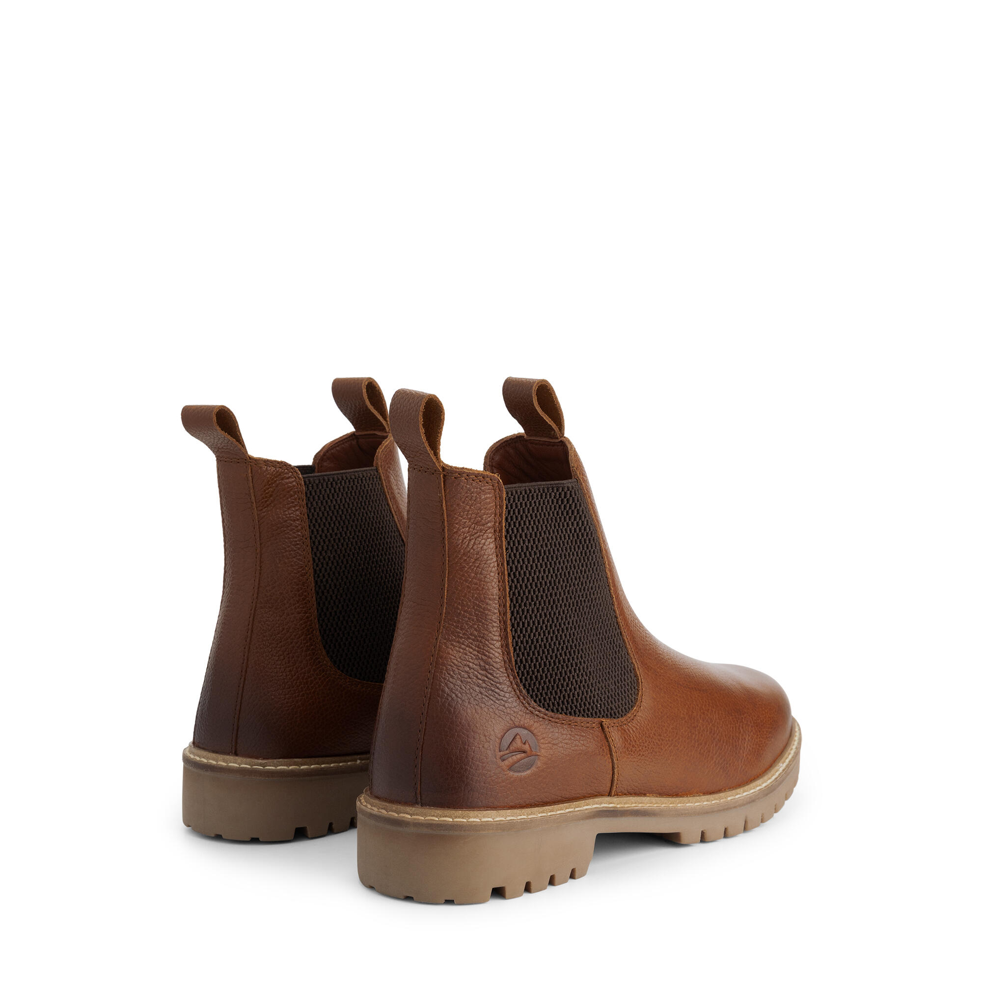Sirdal Homme - Bottines Chelsea - Doublées de laine - Cognac 2/6