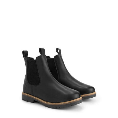 Ringsaker Damen - Chelsea boots - Wolle gefüttert - Schwarz