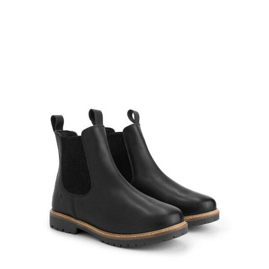 Ringsaker Damen - Chelsea boots - Wolle gefüttert - Schwarz