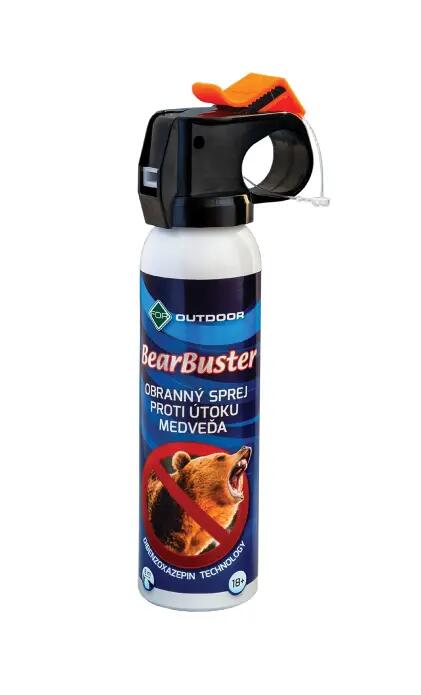 Zestaw sprayu na niedźwiedzie For Outdoor Bearbuster 150 ml z etui skórzane 5/7