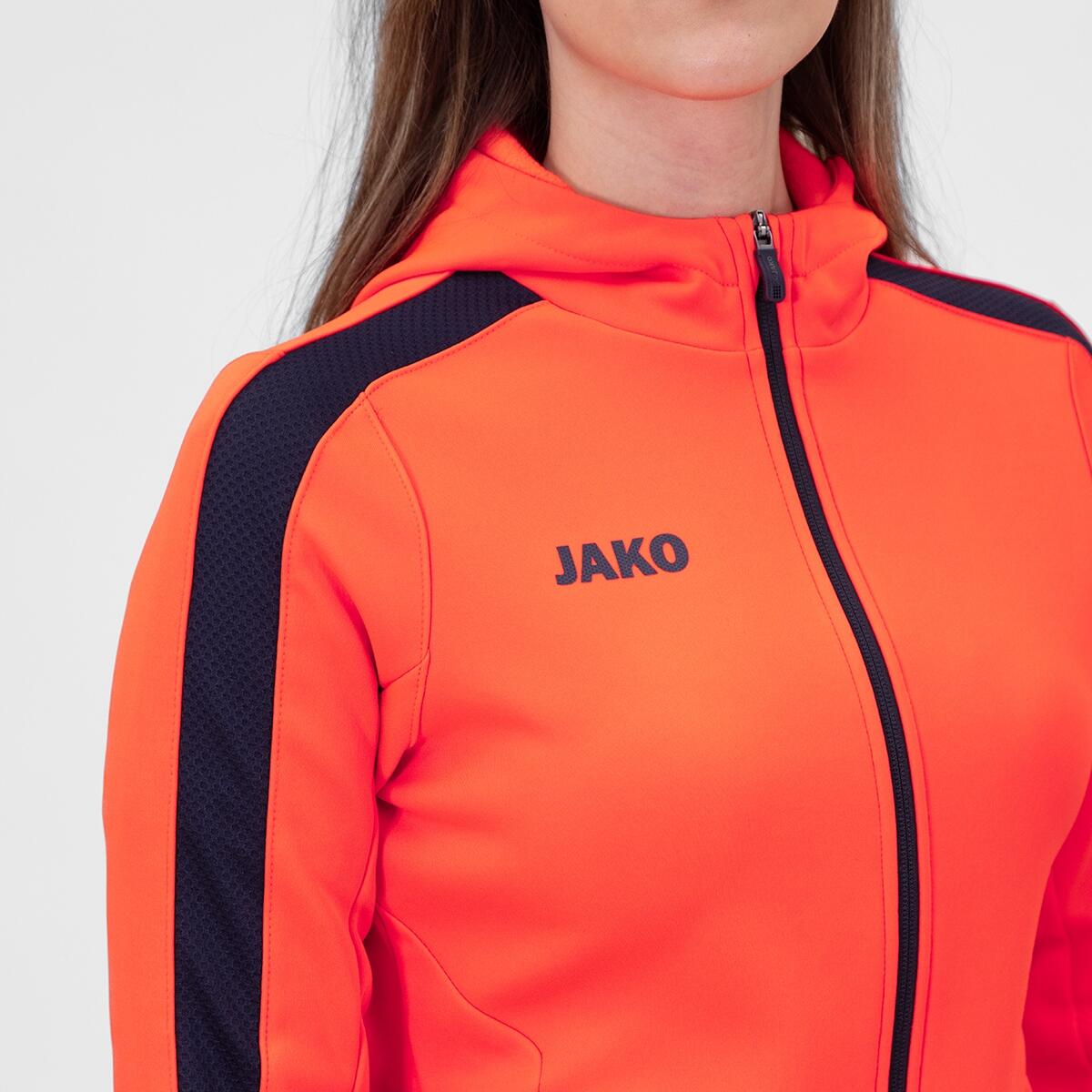Casaco de fato de treino para desporto feminino com capuz Jako Power 4/6