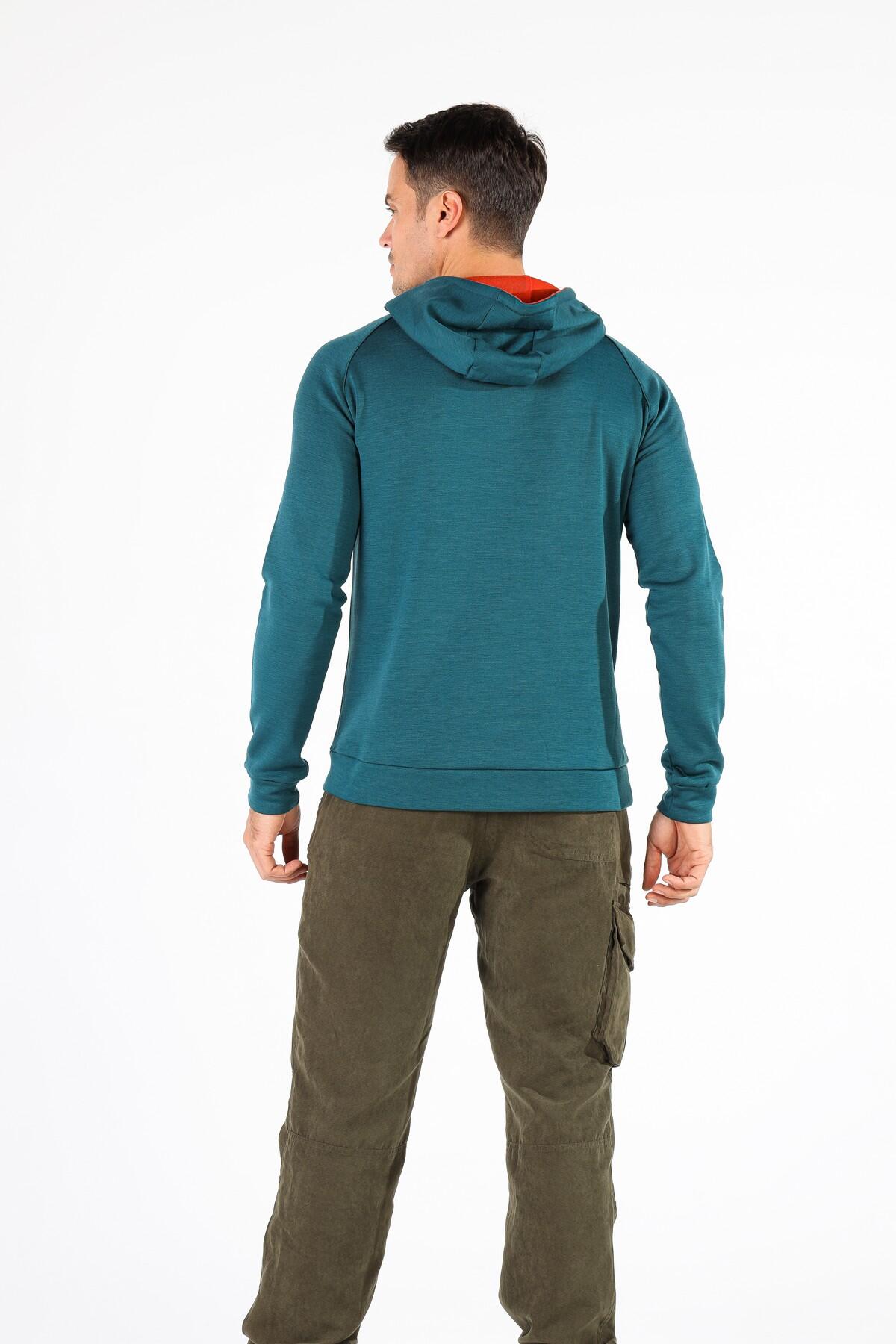 Scout - bluza termiczna z kapturem 100% wełna merino (260 g/m²) 3/4