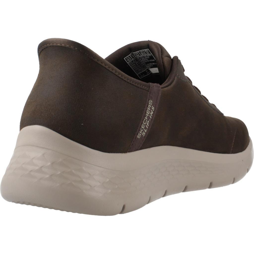 Baskets Skechers Modèle Slip - Ins Go Walk Flex - Smoot Couleur Marron 3/7