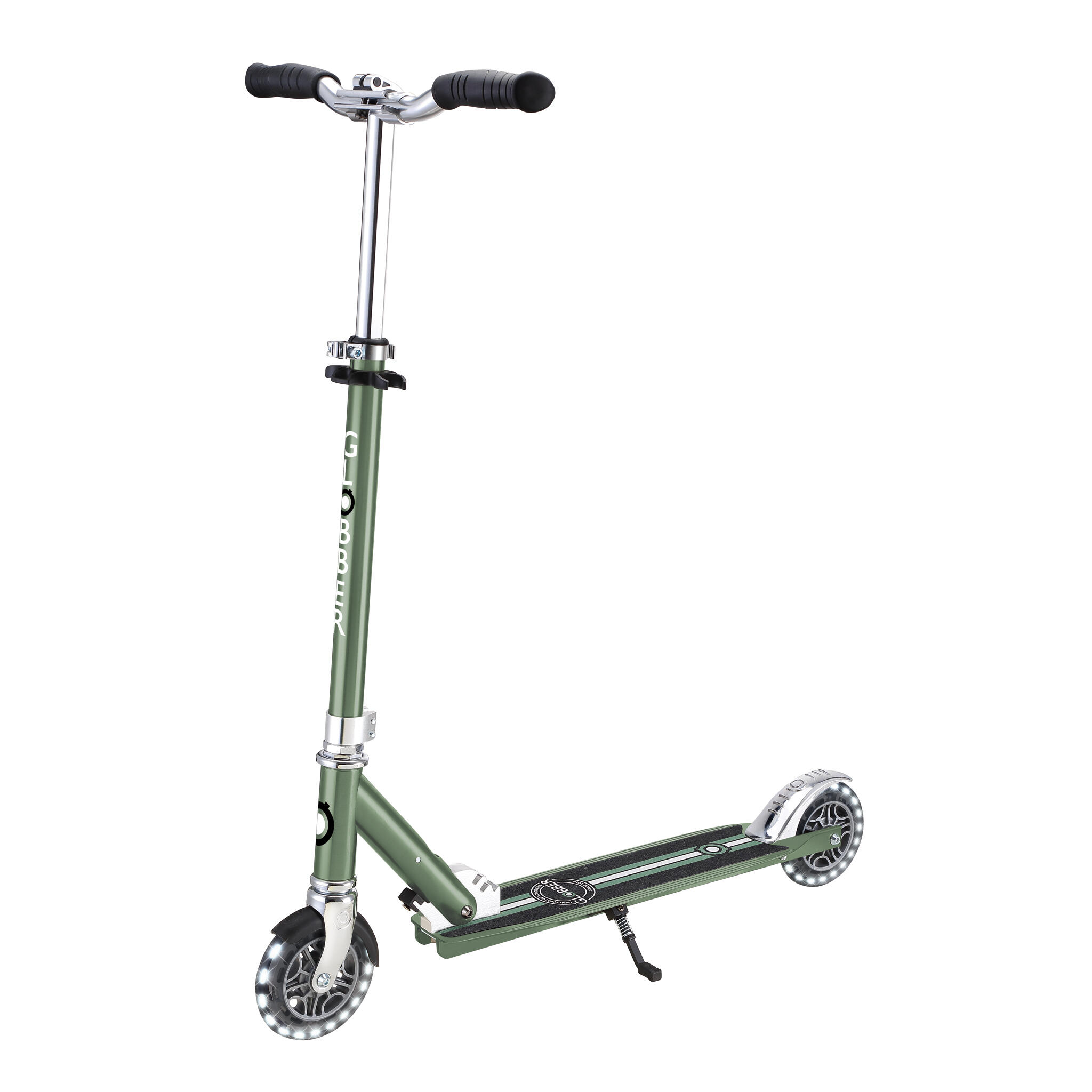 Trottinette Globber Flow Element Lights - Pliable, Lumineuse, Pour Enfants 5 Ans Et Plus