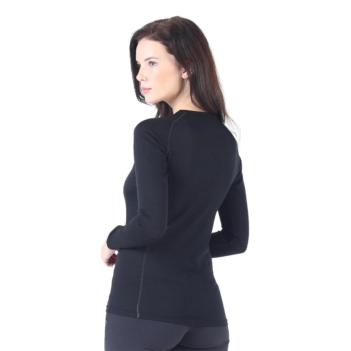 Kona - Cienka Koszula z Długim Rękawem (100% Wełny Merino) 2/4