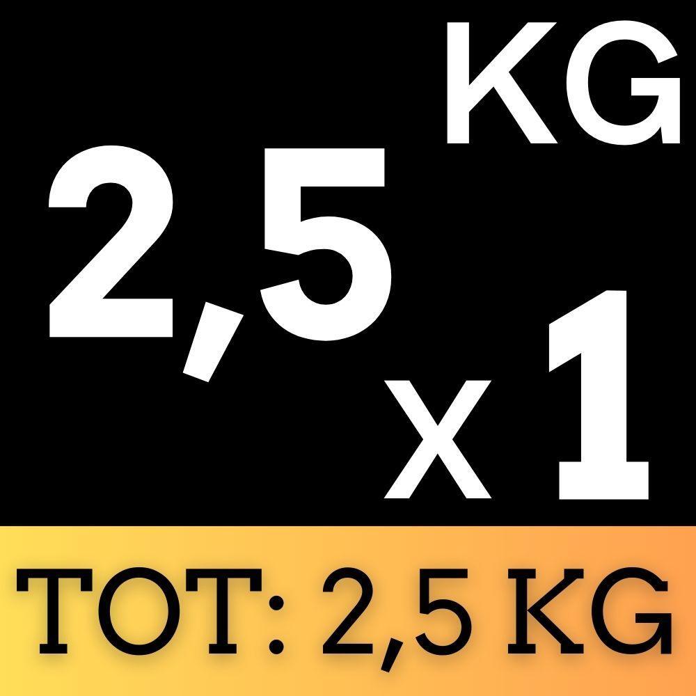 Disco Ghisa Nero 2,5 Kg Foro ø28mm Per Bilanciere Manubri Palestra Home Fitness 5/5