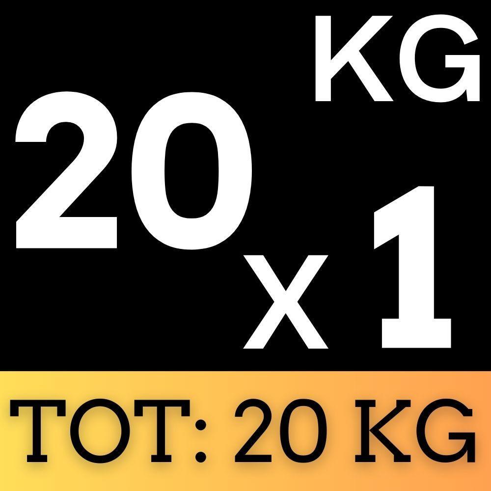 Disco Ghisa Nero 20 Kg Foro ø28mm Per Bilanciere Manubri Palestra Home Fitness 5/5