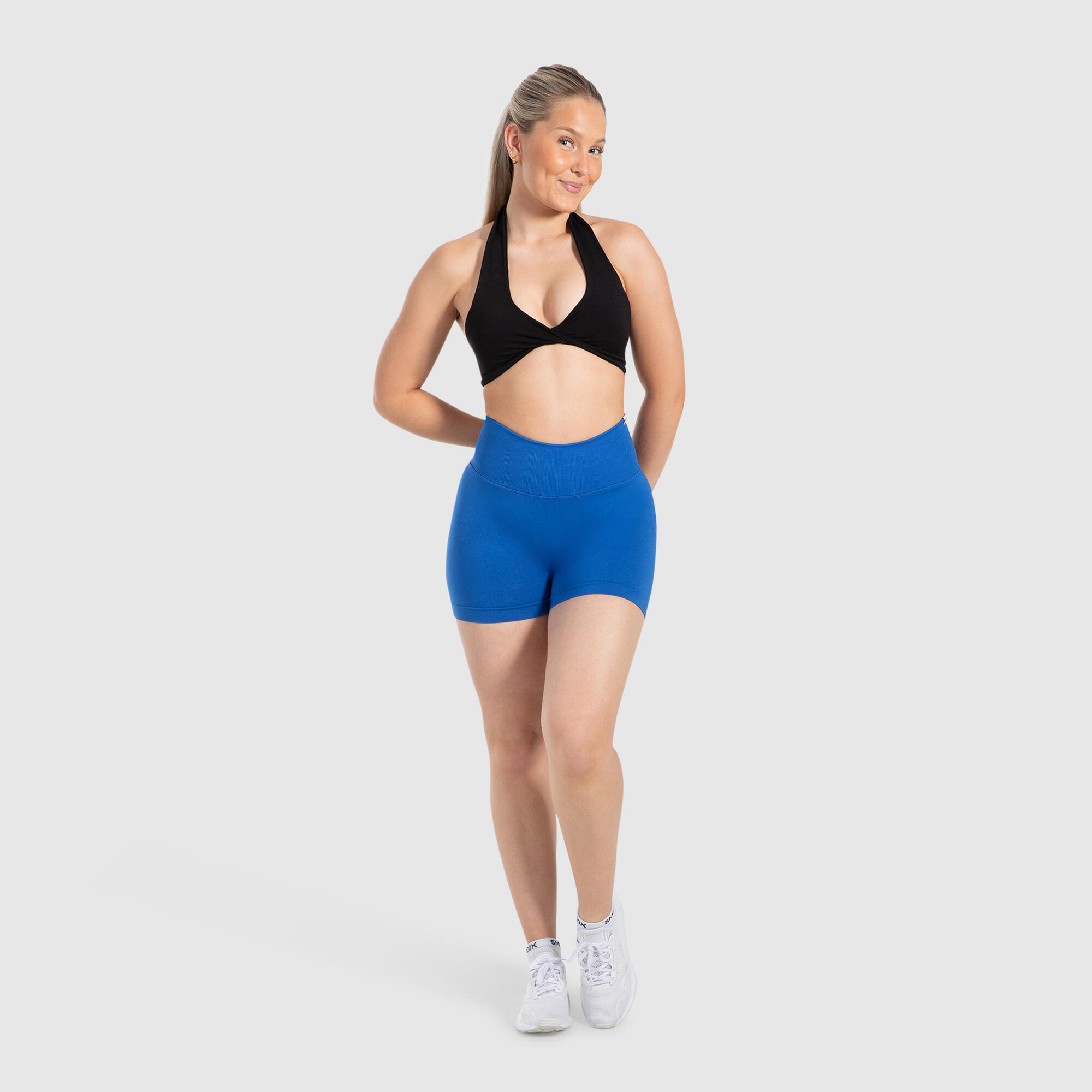 Damen Short Leggings Elvia Blau 3/6