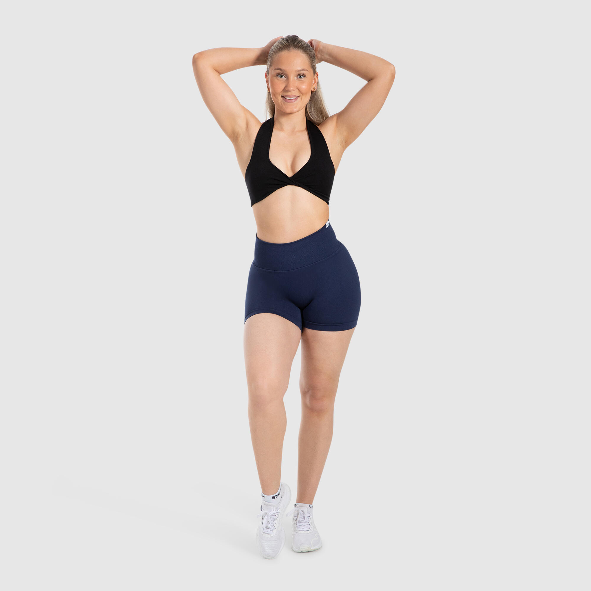 Damen Short Leggings Elvia Marineblau 3/6