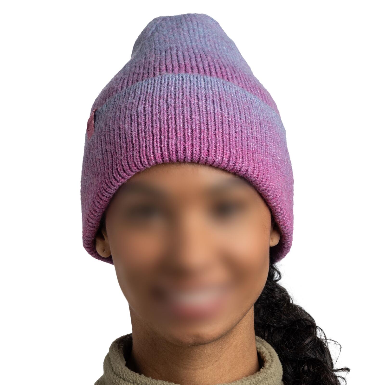Gorro Knitted Unisex Buff Morado 3/7