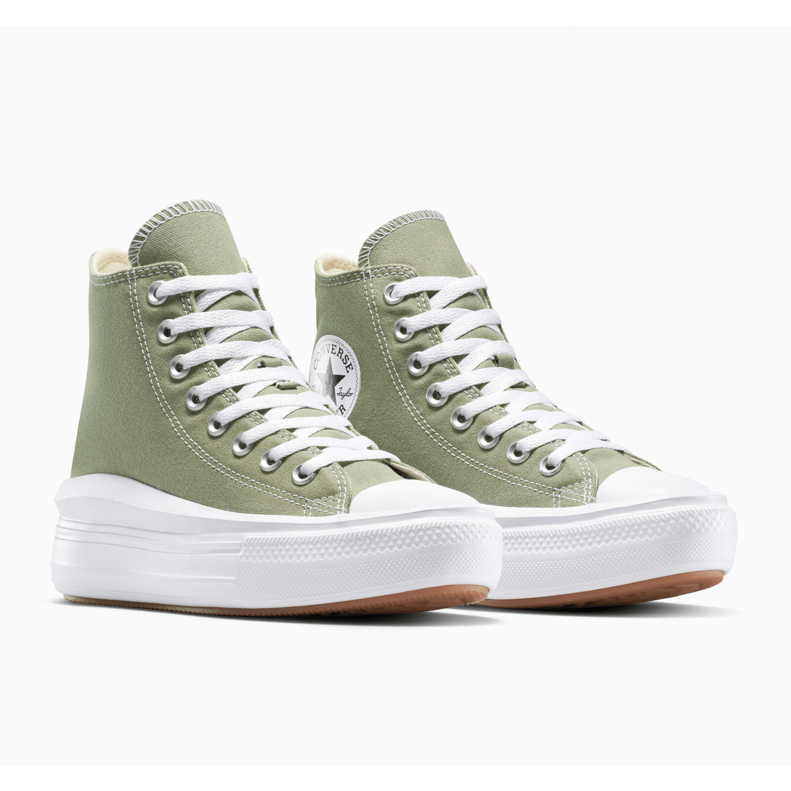 Baskets Converse Chuck Taylor All Star Move, Gris, Femmes 3/7