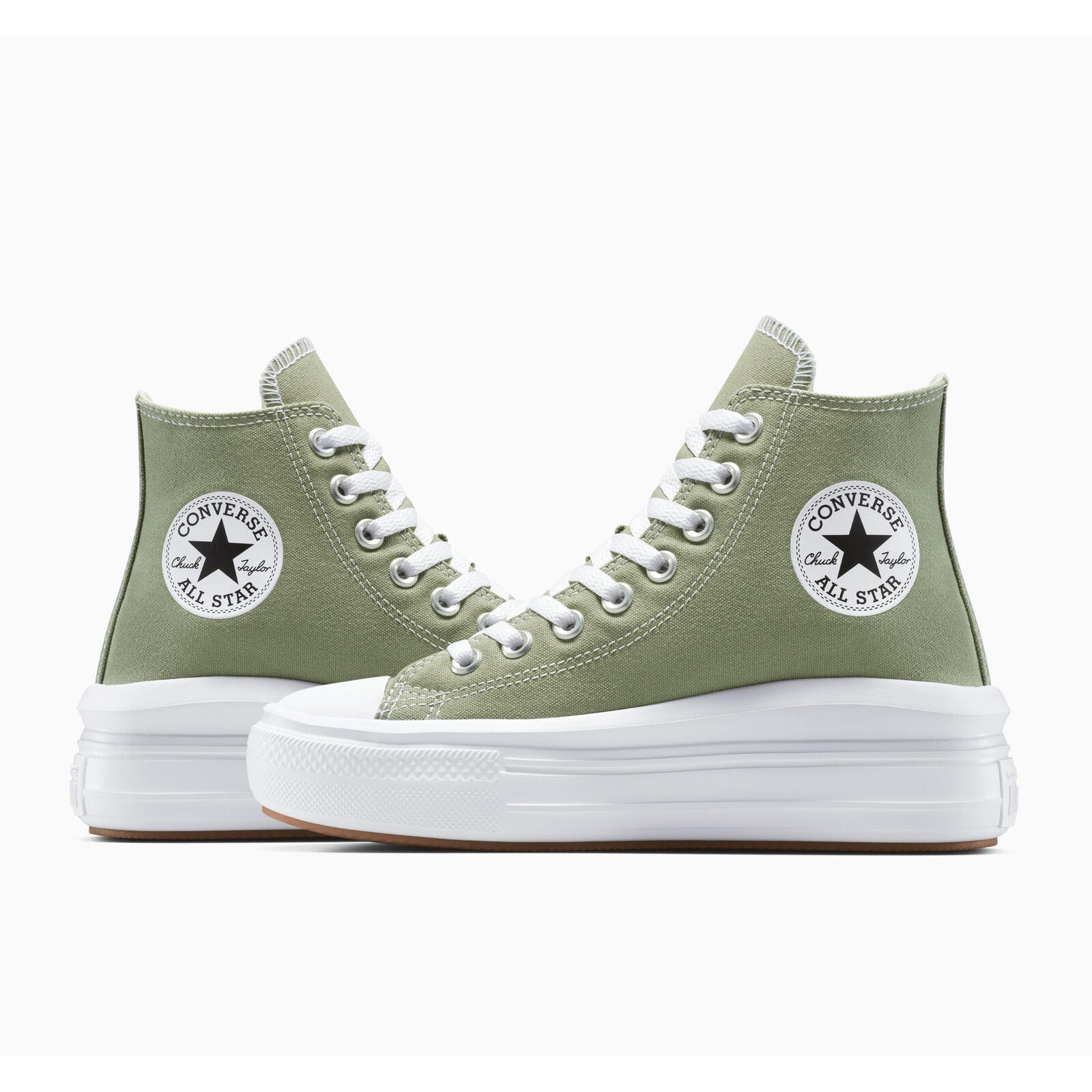 Baskets Converse Chuck Taylor All Star Move, Gris, Femmes 4/7