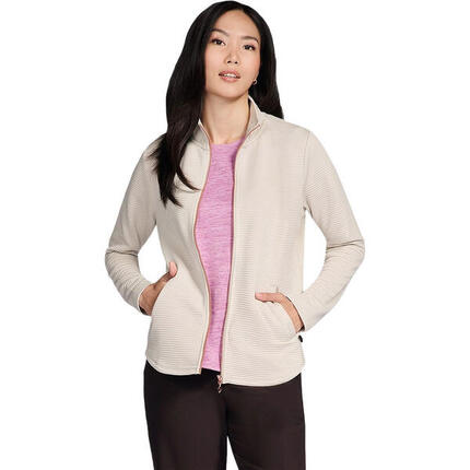 Jacke Skechers The GO WALK Shine Jacket, Beige, Damen