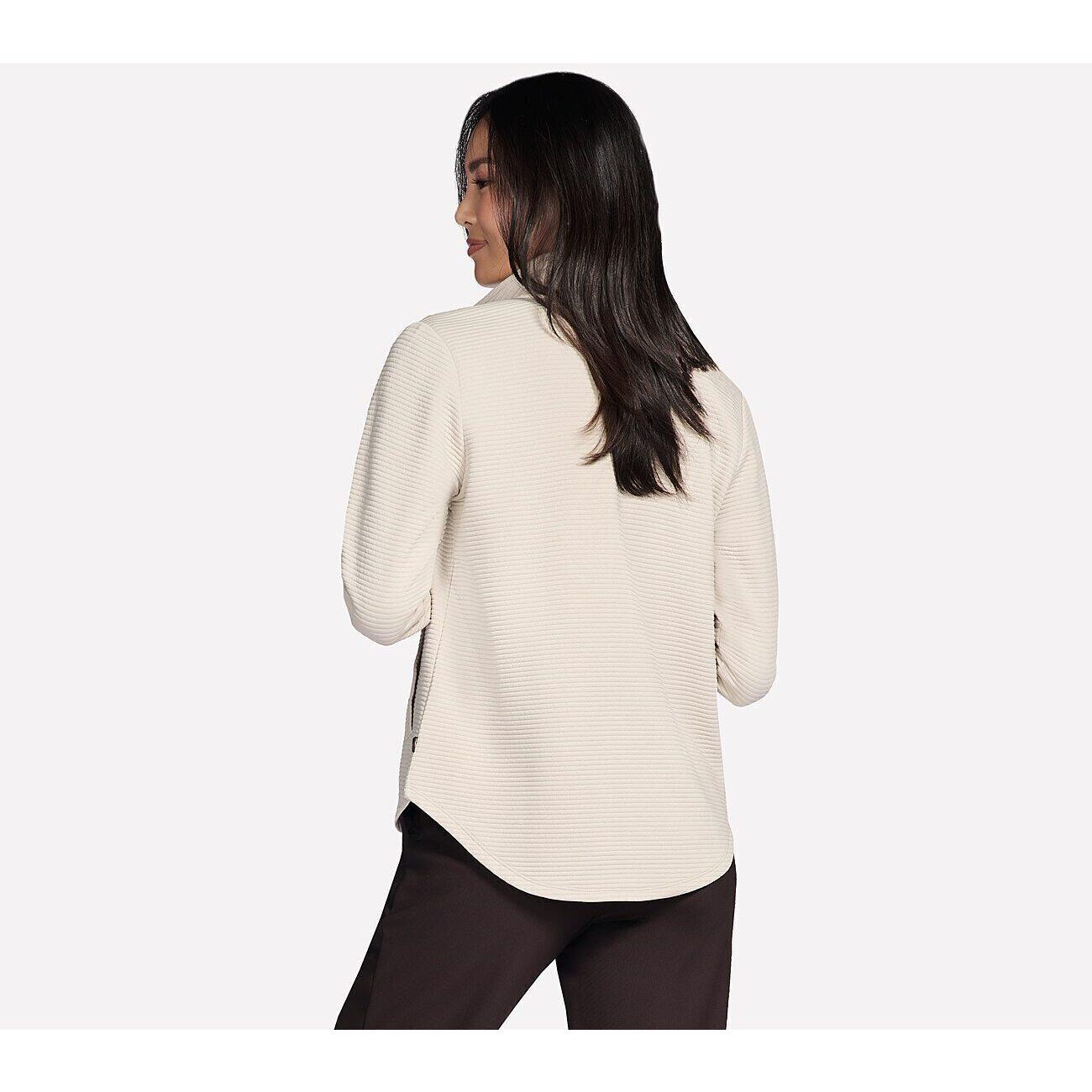 Giacca Skechers The GO WALK Shine Jacket, Beige, Donne 2/5