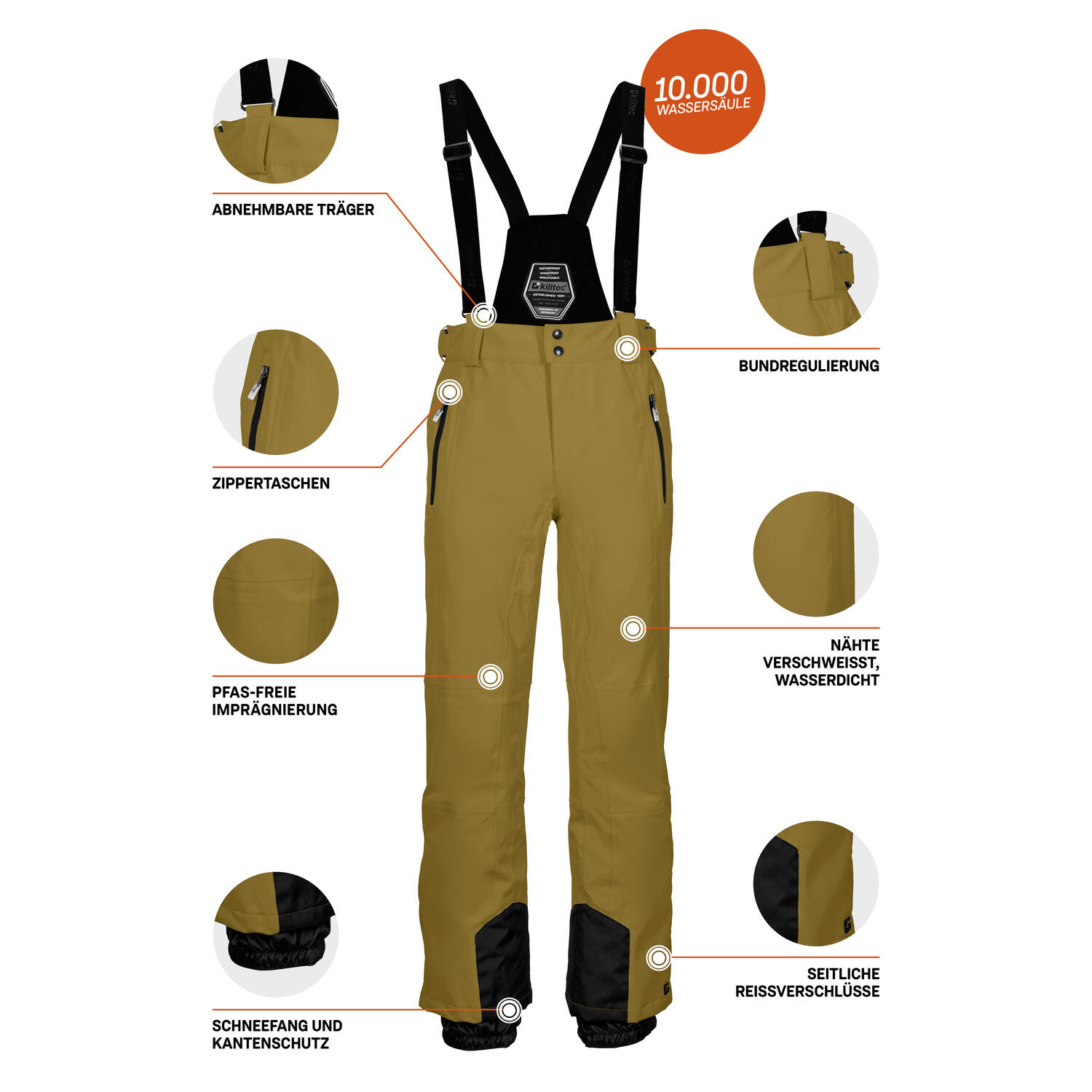 Herren Skihose KSW 100 ENOSH MN SKI PNTS 5/6