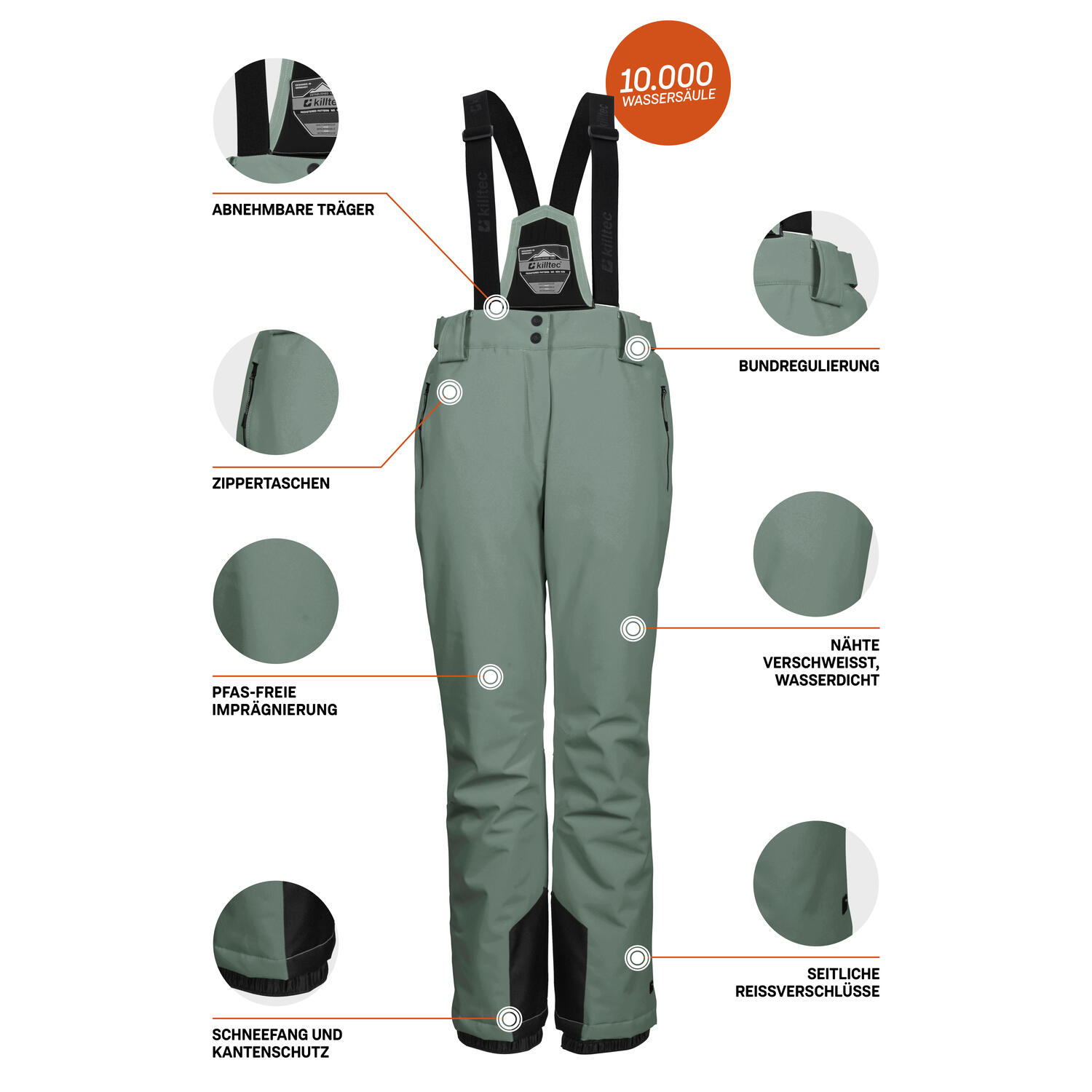 Damen Skihose KSW 249 WMN SKI PNTS_ERIELLE 5/6