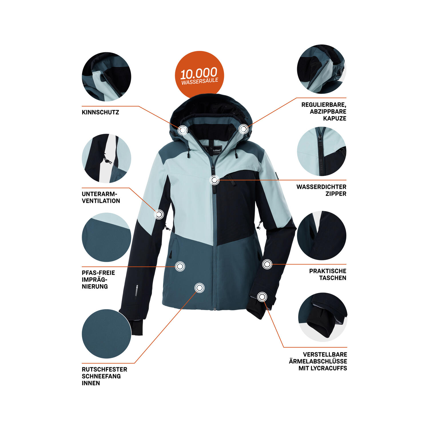 Damen Skijacke KSW 39 WMN SKI JCKT 6/7