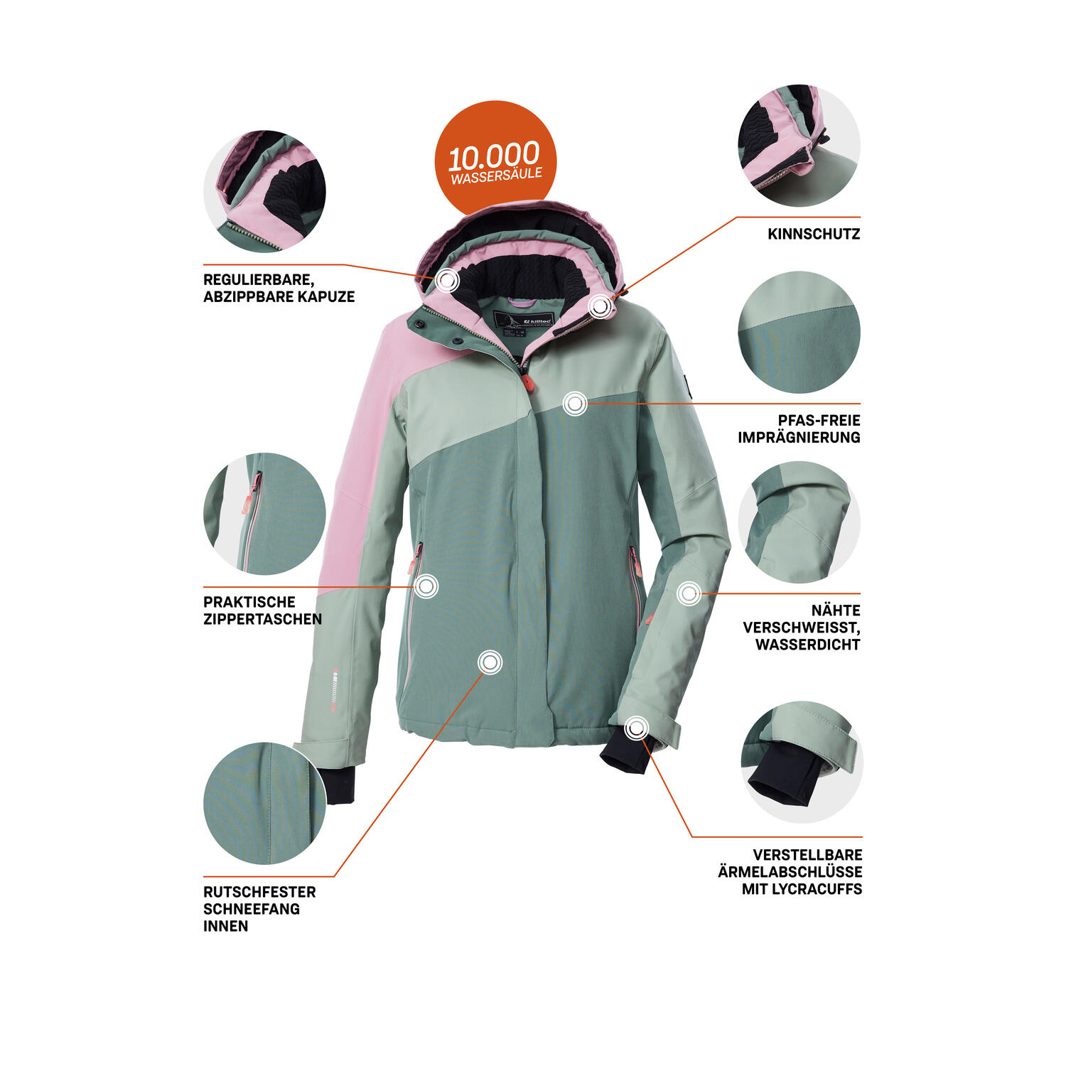 Skijacke Damen Killtec KSW 26 6/7