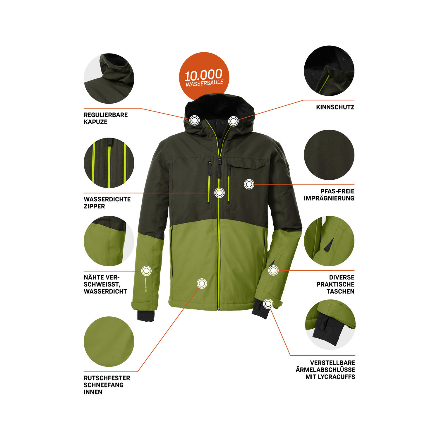 Herren Skijacke KSW 53 MN SKI JCKT 5/6