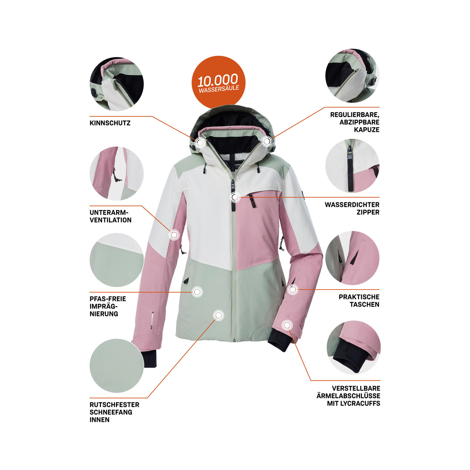 Veste de ski femme Killtec KSW 39 6/8