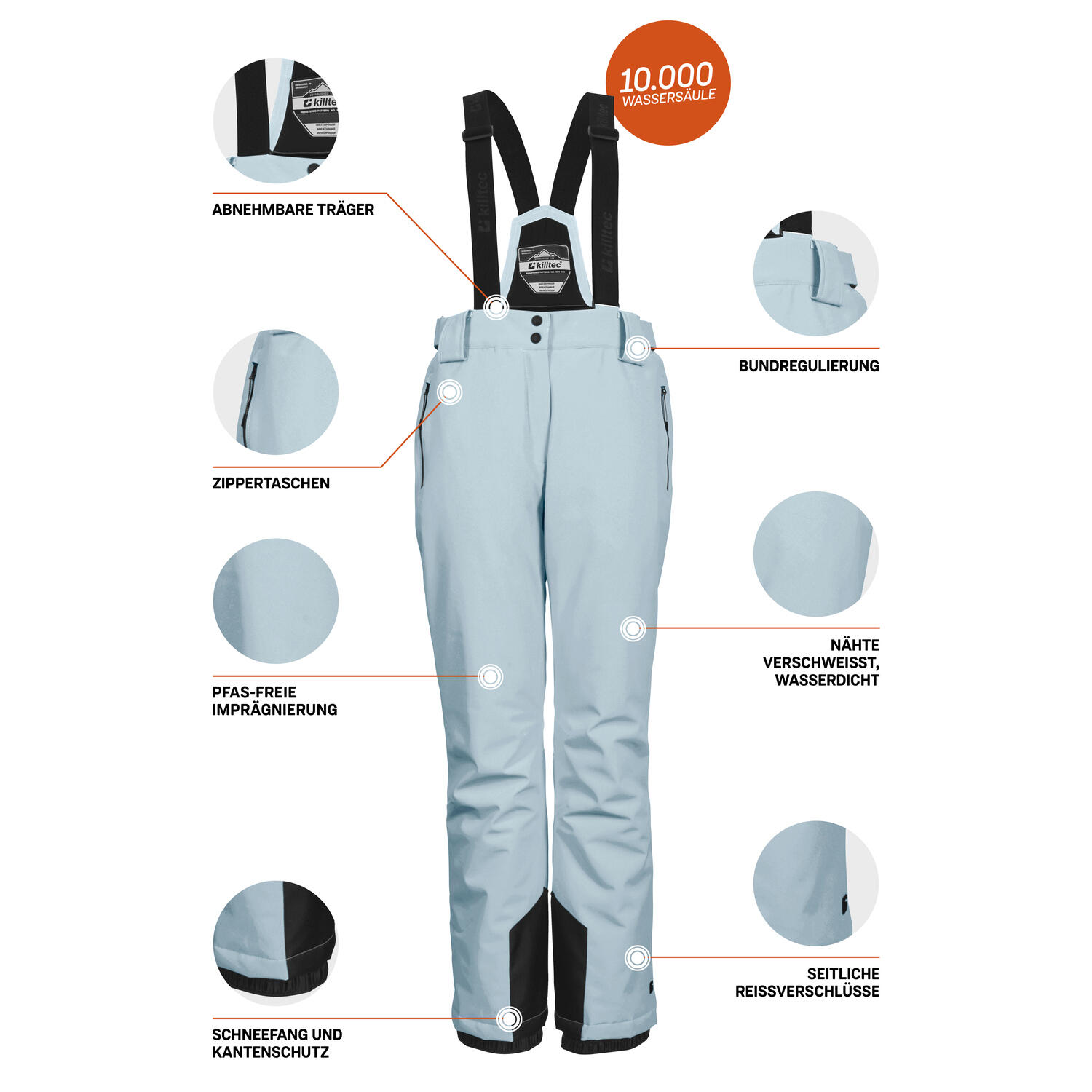 Salopette de ski femme Killtec KSW 249 Erielle 5/7