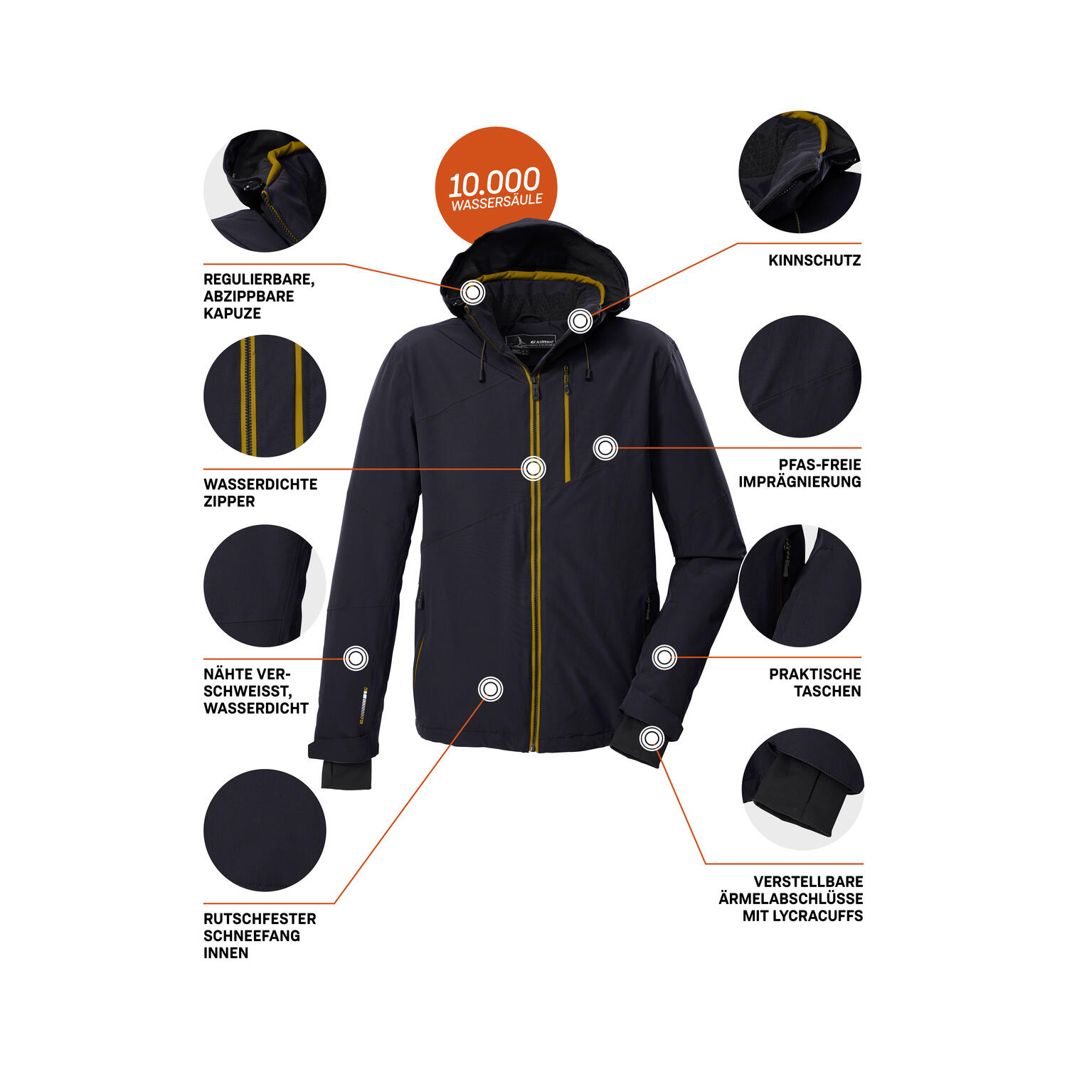 Herren Skijacke KSW 24 MN SKI JCKT 5/6